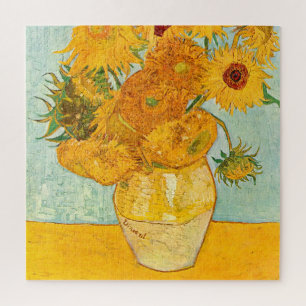 Vincent Van Gogh Twelve Sunflowers In a Vase Art Jigsaw Puzzle