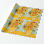 Vincent Van Gogh Twelve Sunflowers In a Vase Art Wrapping Paper<br><div class="desc">Vincent Van Gogh Twelve Sunflowers In a Vase Art Wrapping Paper</div>