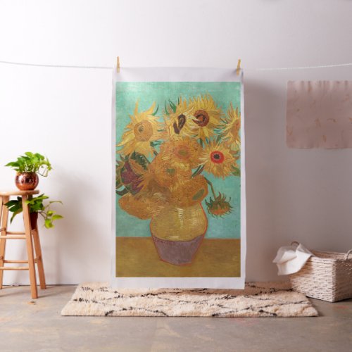Vincent Van Gogh Twelve Sunflowers In A Vase Fabric