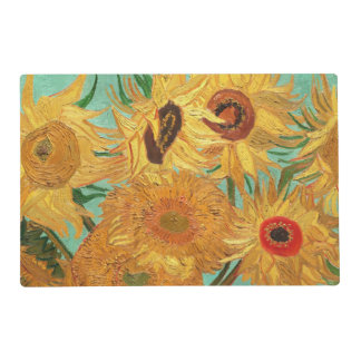Vincent Van Gogh Twelve Sunflowers In A Vase Placemat