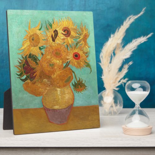 Vincent Van Gogh Twelve Sunflowers In A Vase Plaque