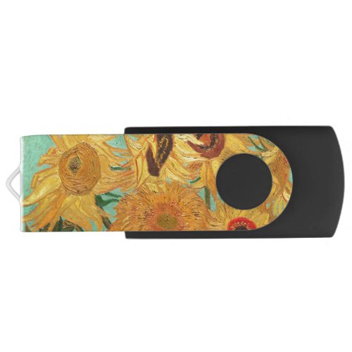 Vincent Van Gogh Twelve Sunflowers In A Vase USB Flash Drive