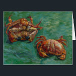 Vincent Van Gogh, Two Crabs Cards<br><div class="desc">Vincent Van Gogh - Two Crabs,  1889.</div>