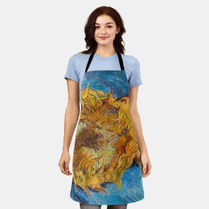 Vincent van Gogh - Two Cut Sunflowers Apron