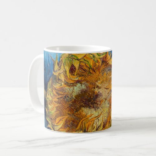 Vincent van Gogh _ Two Cut Sunflowers Coffee Mug