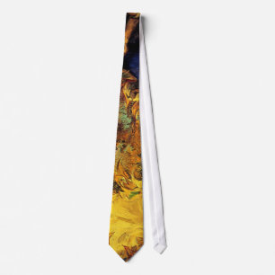 Vincent Van Gogh - Two Cut Sunflowers - Fine Art Neck Tie