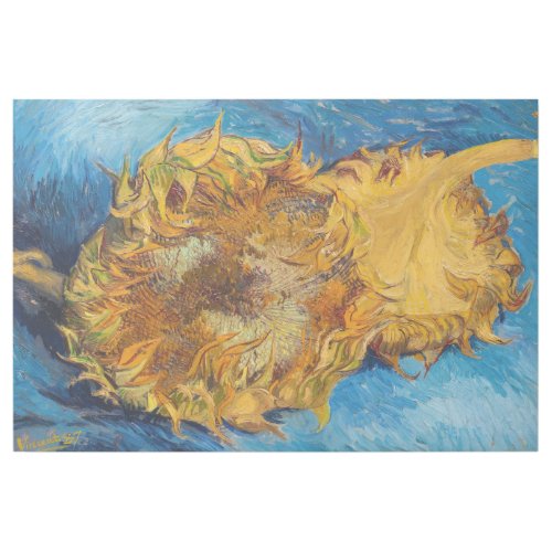 Vincent van Gogh _ Two Cut Sunflowers Gallery Wrap