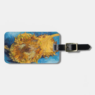 Vincent van Gogh - Two Cut Sunflowers Luggage Tag