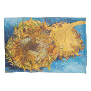 Vincent van Gogh - Two Cut Sunflowers Pillow Case