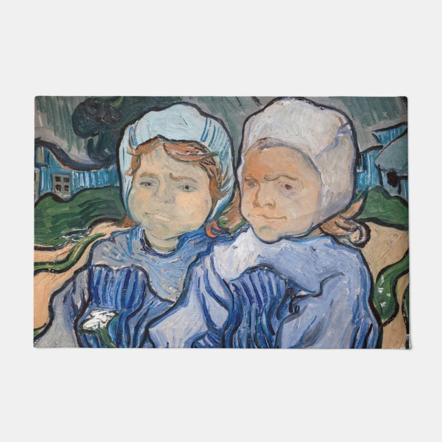 Vincent van Gogh - Two Little Girls Doormat (Front)