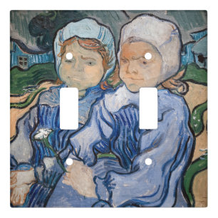 Vincent van Gogh - Two Little Girls Light Switch Cover