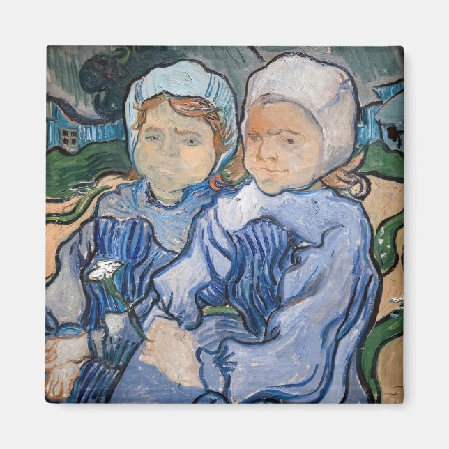 Vincent van Gogh - Two Little Girls Magnet (Front)