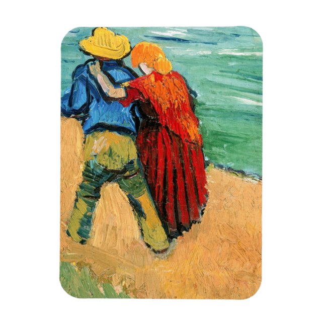 Vincent van Gogh - Two Lovers Magnet (Vertical)