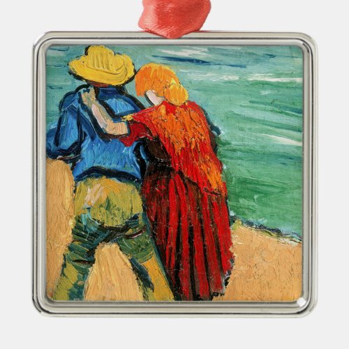 Vincent van Gogh _ Two Lovers Metal Ornament