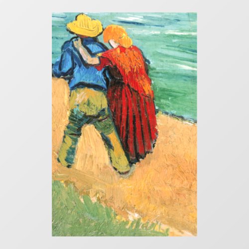 Vincent van Gogh _ Two Lovers Window Cling