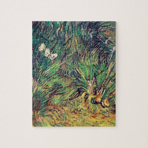 Vincent Van Gogh _ Two White Butterflies Fine Art Jigsaw Puzzle