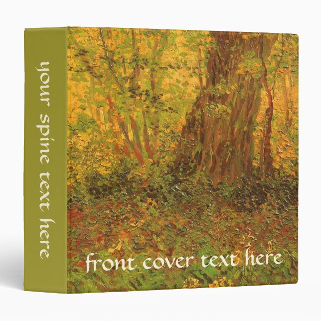 Vincent van Gogh - Undergrowth Binder (Front/Spine)
