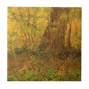 Vincent van Gogh - Undergrowth Tile