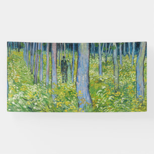 Vincent van Gogh - Undergrowth with Two Figures Banner