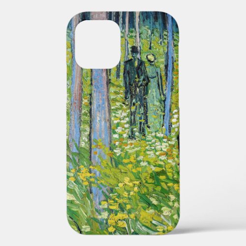 Vincent van Gogh _ Undergrowth with Two Figures iPhone 12 Case