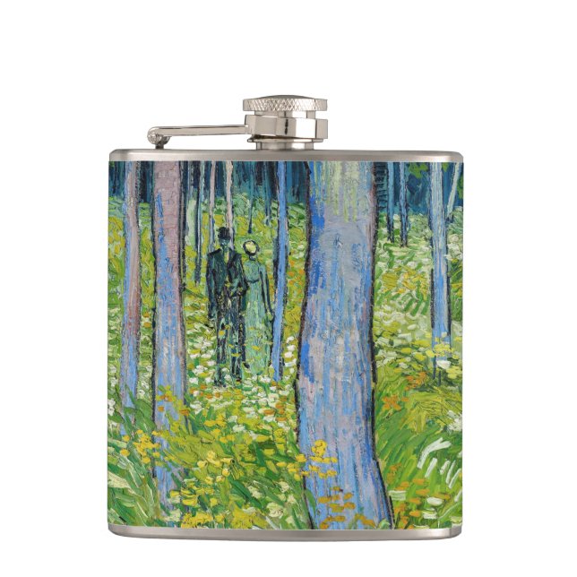 Vincent van Gogh - Undergrowth with Two Figures Flask (Front)