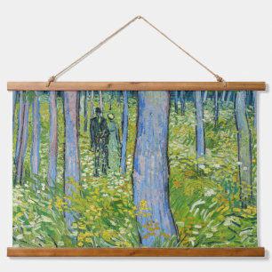 Vincent van Gogh - Undergrowth with Two Figures Hanging Tapestry
