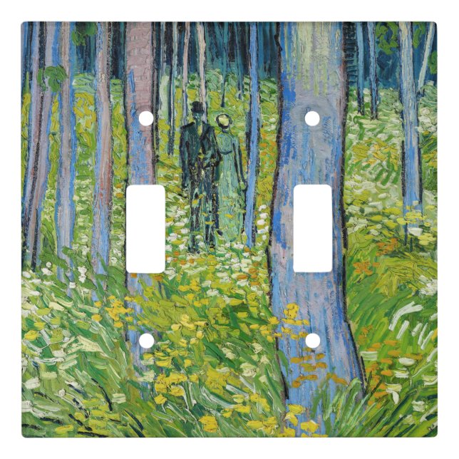 Vincent van Gogh - Undergrowth with Two Figures Light Switch Cover (Front)