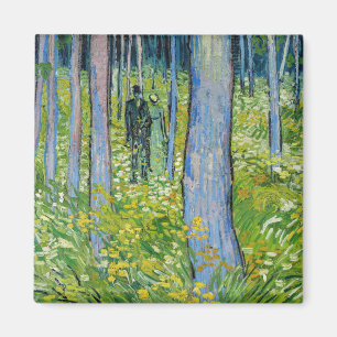 Vincent van Gogh - Undergrowth with Two Figures Magnet