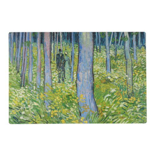 Vincent van Gogh _ Undergrowth with Two Figures Placemat