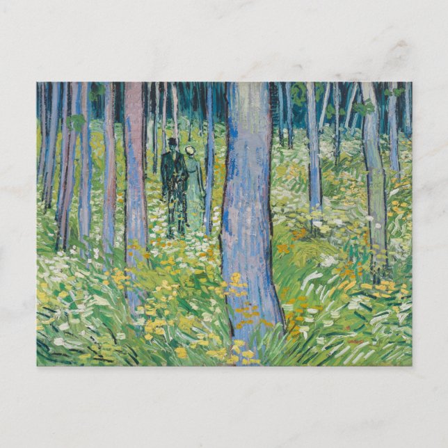 Vincent van Gogh - Undergrowth with Two Figures Postcard (Front)