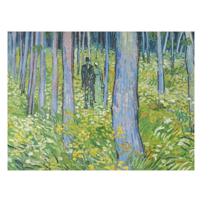 Vincent van Gogh - Undergrowth with Two Figures Tablecloth (Front (Horizontal))