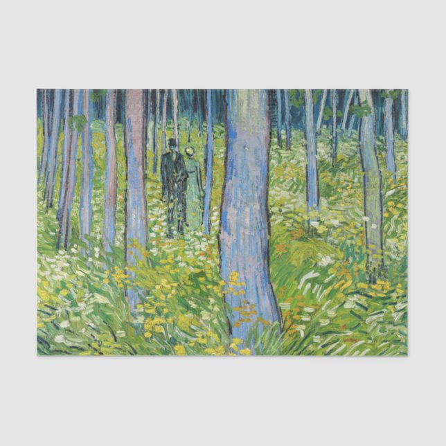 Vincent van Gogh - Undergrowth with Two Figures Tissue Paper (Front)