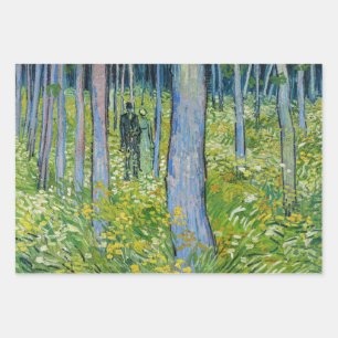 Vincent van Gogh - Undergrowth with Two Figures Wrapping Paper Sheets