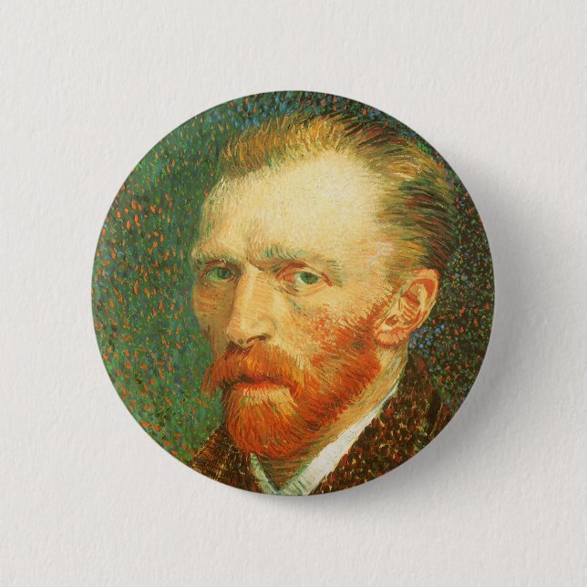 Vincent van Gogh - Van Gogh Self Portrait Button (Front)