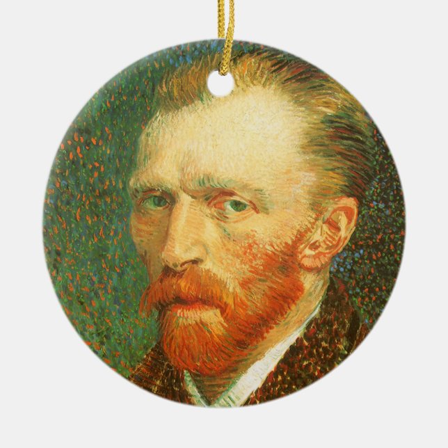 Vincent van Gogh - Van Gogh Self Portrait Ceramic Ornament (Front)