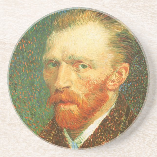Vincent van Gogh - Van Gogh Self Portrait Drink Coaster (Front)