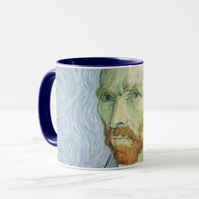 Vincent van Gogh - Van Gogh Self Portrait in Blue Mug (Front Left)