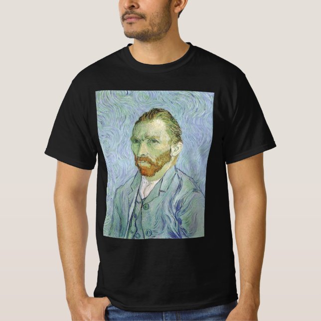 Vincent van Gogh - Van Gogh Self Portrait in Blue T-Shirt (Front)