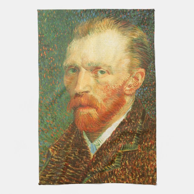 Vincent van Gogh - Van Gogh Self Portrait Kitchen Towel (Vertical)