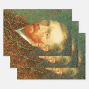 Vincent van Gogh - Van Gogh Self Portrait Wrapping Paper Sheets