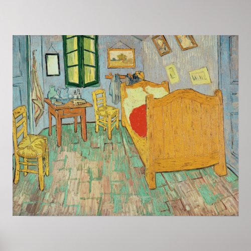 Vincent van Gogh  Van Goghs Bedroom at Arles Poster