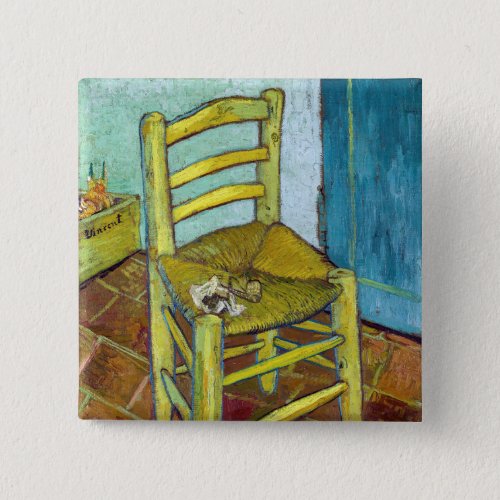 Vincent van Gogh _ Van Goghs Chair Button