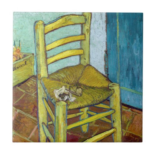 Vincent van Gogh _ Van Goghs Chair Ceramic Tile