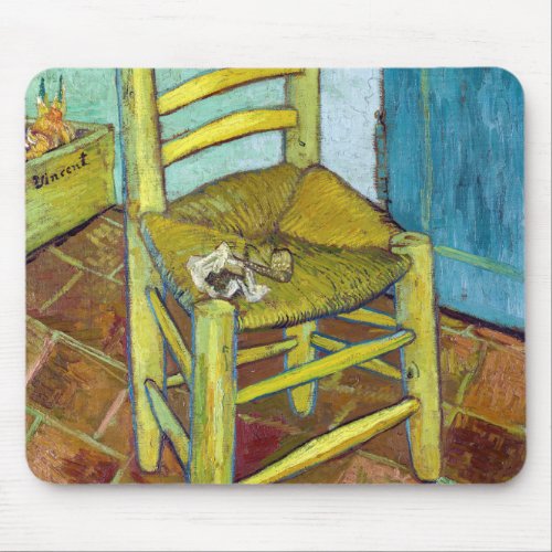 Vincent van Gogh _ Van Goghs Chair Mouse Pad