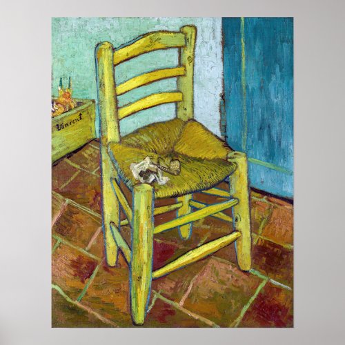 Vincent van Gogh _ Van Goghs Chair Poster