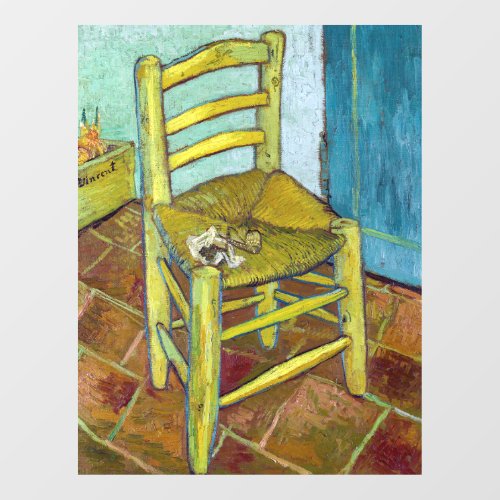 Vincent van Gogh _ Van Goghs Chair Window Cling