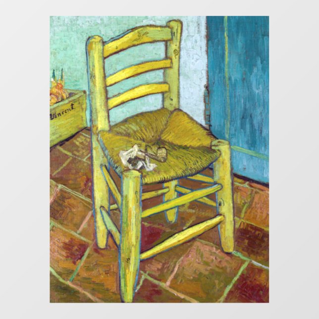 Vincent van Gogh - Van Gogh's Chair Window Cling (Sheet)