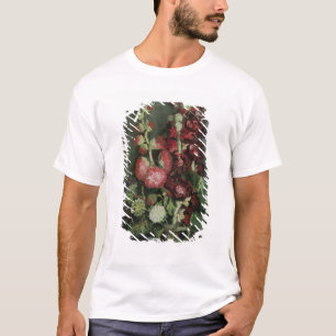 Vincent van Gogh Vase of Hollyhocks, 1886 T-Shirt