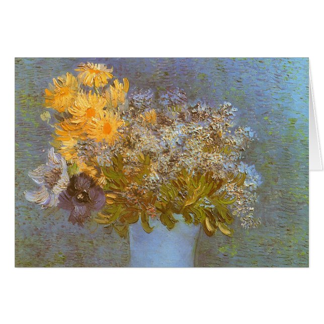 Vincent van Gogh Vase of Lilacs, Daisies, Anemones (Front Horizontal)