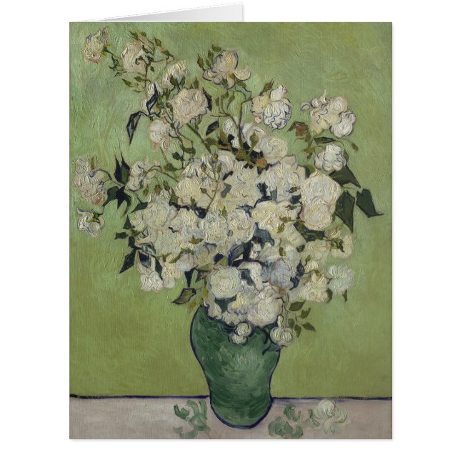 Vincent Van Gogh, Vase of Roses, Roses In The Vase (Front)
